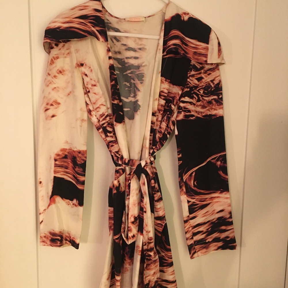 Sass & Bide lightweight silk trench coat
